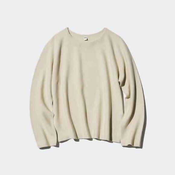 Uniqlo 3D Knit Cotton Sweater BNWT - Picture 2 of 4